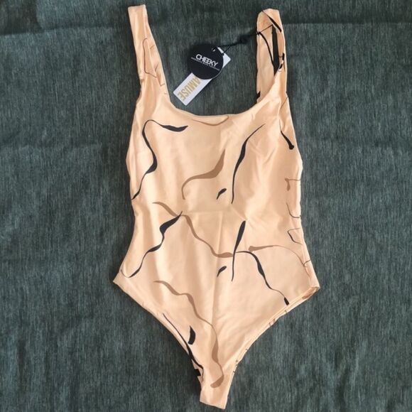 Amuse Society Women's Moxie One-Piece Swimsuit sz Large - Picture 5 of 9